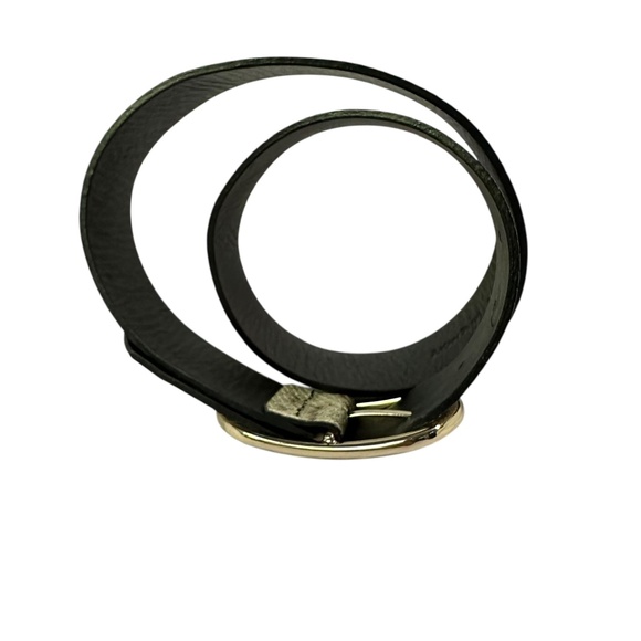 Genuine & OTHER STORIES Beige Belt Snake Print Leather With Oval Buckle Size S main image 9